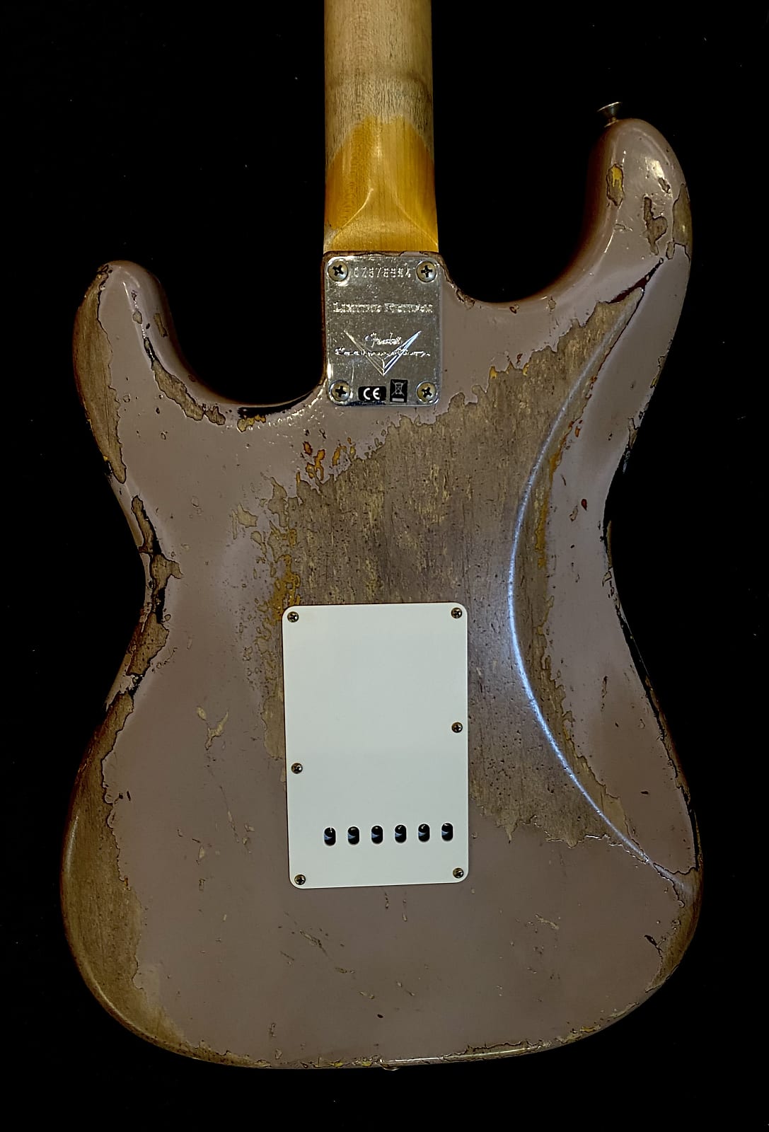 Fender Custom Shop LTD 59 Stratocaster Super Heavy Relic Dirty Aged Shell Pink/Chocolate 3-Color Sunburst