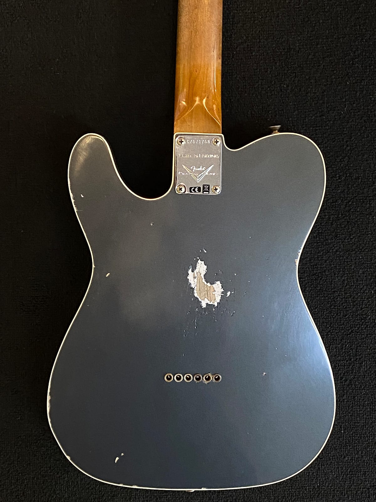 Fender Custom Shop Telecaster HS Charcoal Frost Relic