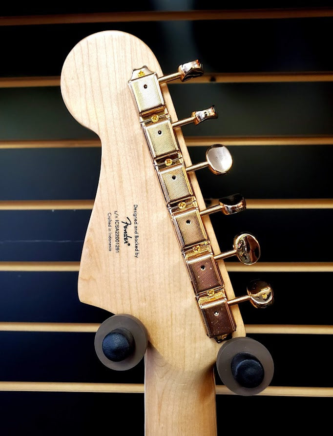 Squier 40th Anniversary Jazzmaster, Gold Edition - Olympic White