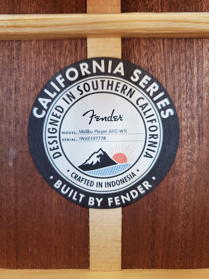 Fender Malibu Player - Arctic Gold