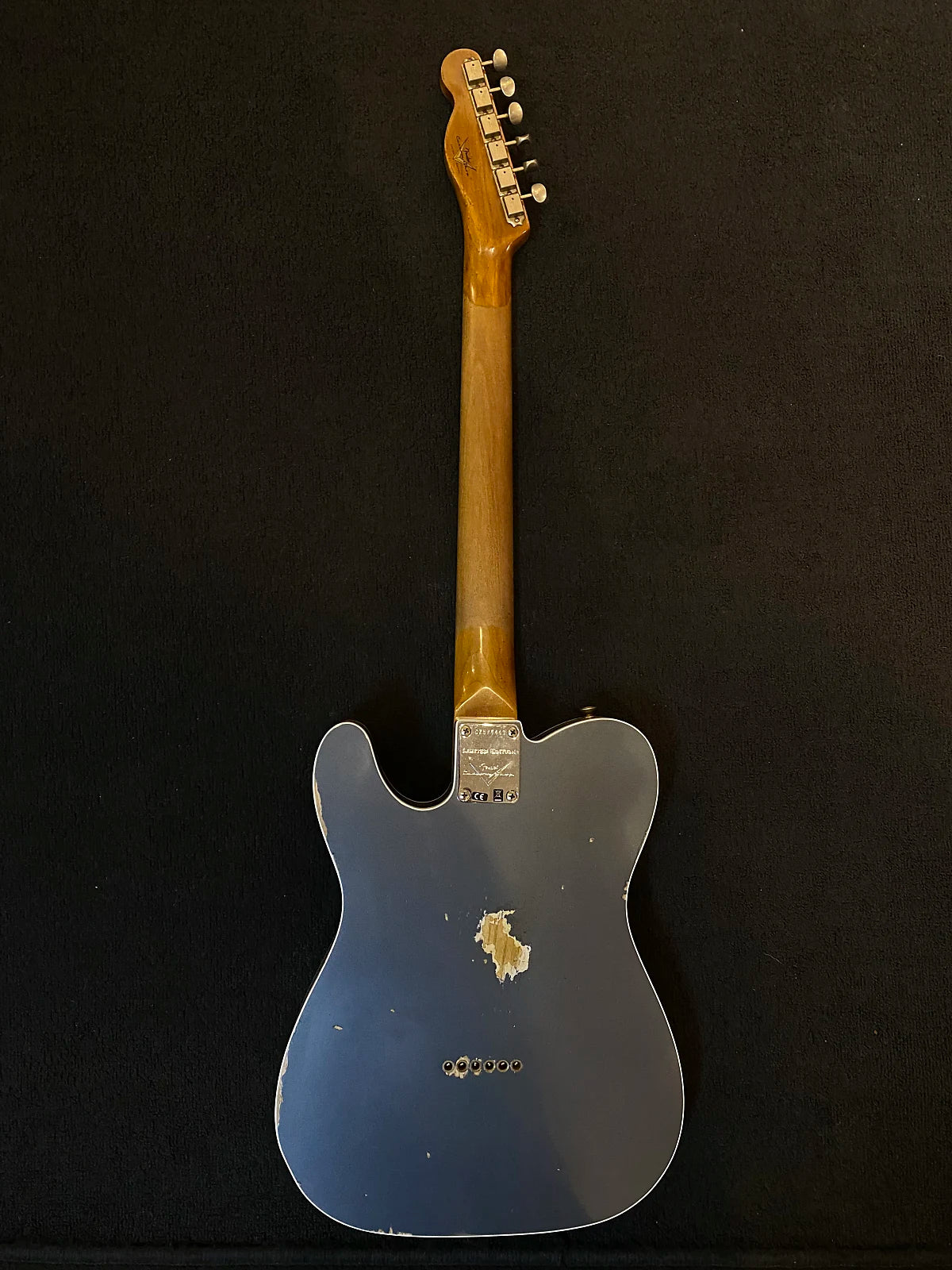 Fender Custom Shop HS Telecaster Relic Charcoal Frost