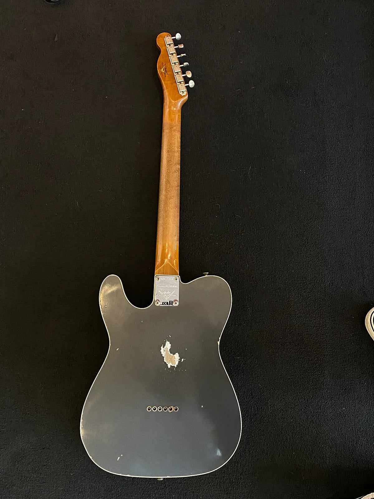 Fender Custom Shop Telecaster HS Charcoal Frost Relic