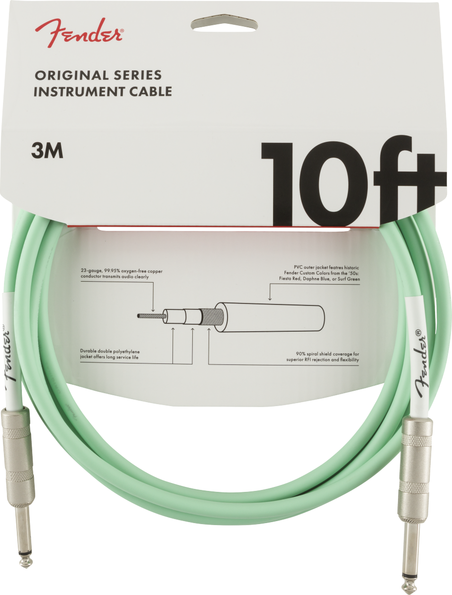 10ft Fender Original Series Instrument Cable