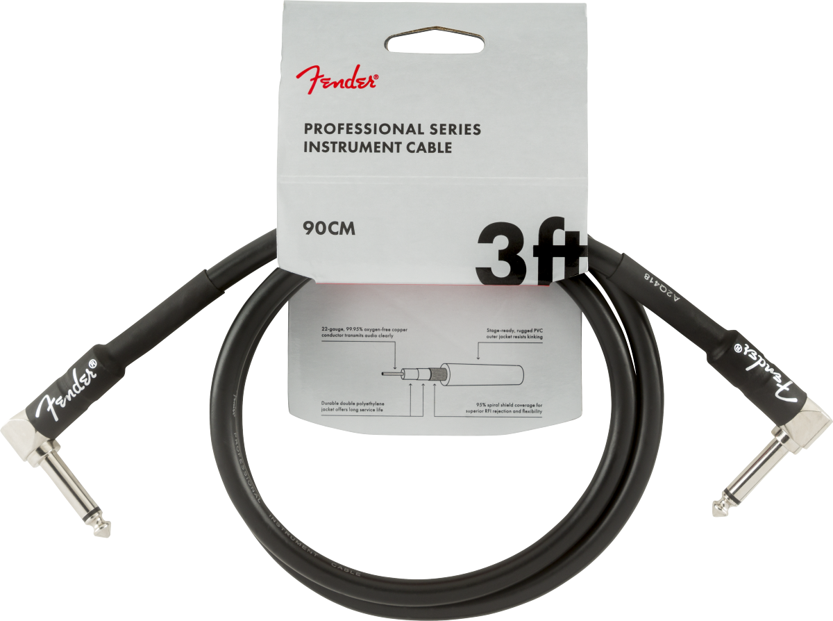 3ft Fender Professional Series Instrument Cable