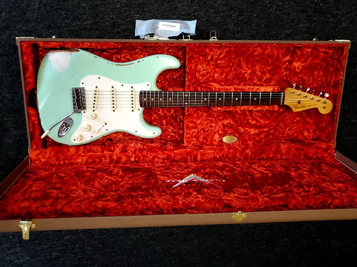 Fender Cusotm Shop '59 Stratocaster Heavy Relic Faded Surf Green