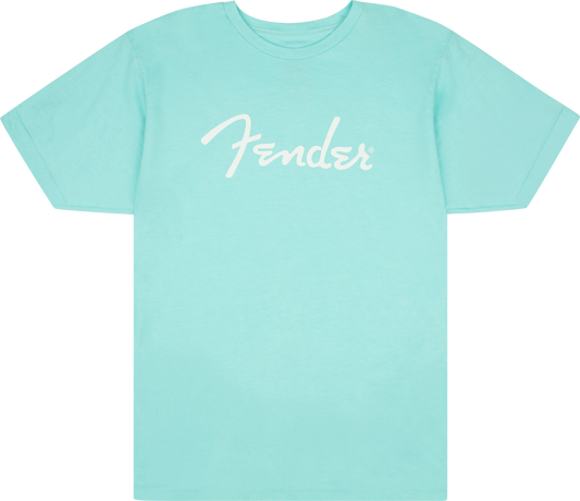 Fender® Spaghetti Logo T-Shirt, Daphne Blue